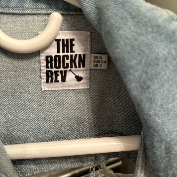 The Rockn Rev Ripped Jean Jacket - Picture 4 of 6